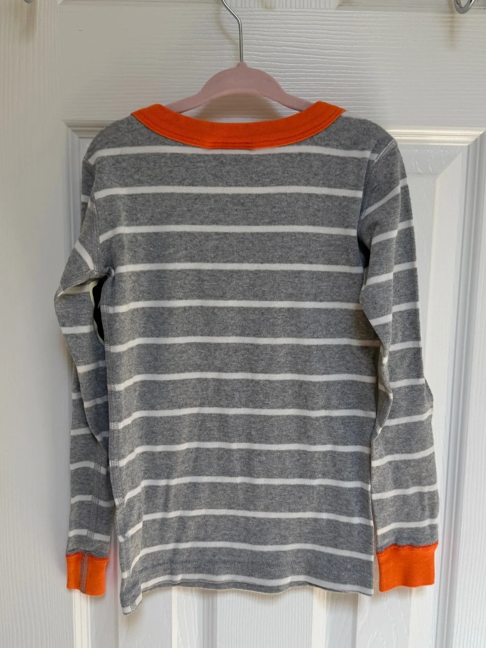 Hanna Andersson Skeleton Halloween PJ Shirt 5